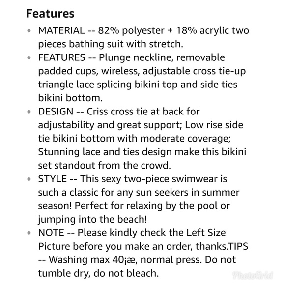 BRAZILIAN HIGH WAISTED BIKINI SWIMSUIT - Picture 3 of 4